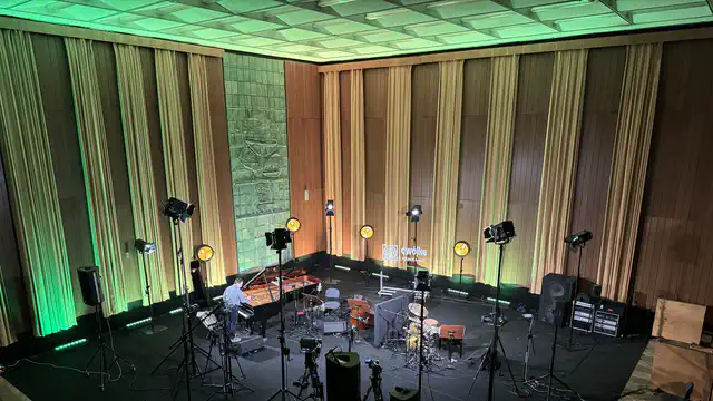Koncert jazzowy w Polskim Radiu - Oświetlenie