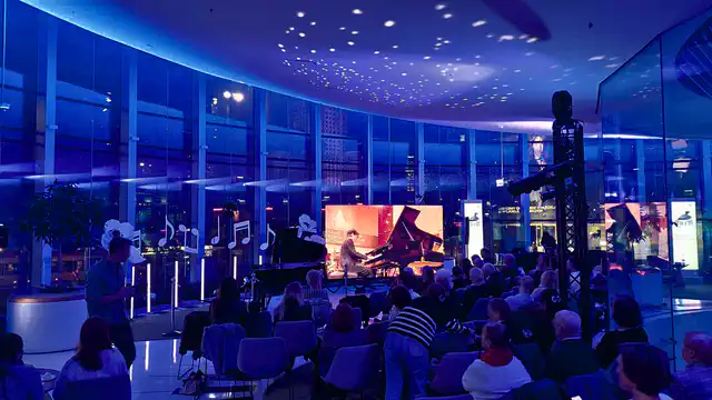 Event dla Banku - Finały Konkursu Chopinowskiego - nagłośnienie, oświetlenie, multimedia - klient: KDK Events