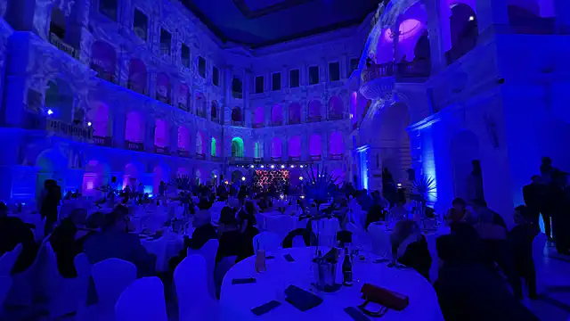 UMFC - Gala wieczorna - Aula Politechniki Warszawskiej - Nagłośnienie, oświetlenie, multimedia, DJ