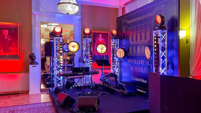 Konferencja i Event firmowy Pekao S.A. -  nagłośnienie, oświetlenie, multimedia - klient: KDK Events