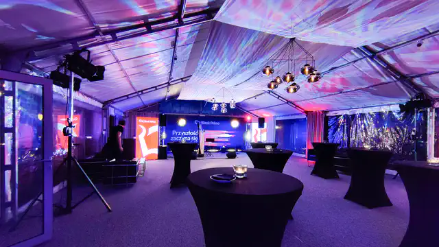 Konferencja i Event firmowy Pekao S.A. - Klub Bankowca w Warszawie -  nagłośnienie, oświetlenie, multimedia - klient: KDK Events