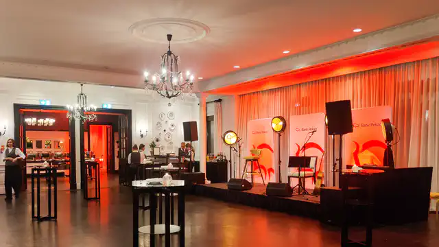 Konferencja i Event firmowy Pekao S.A. - Hotel Bristol w Warszawie - nagłośnienie, oświetlenie, multimedia - klient: KDK Events