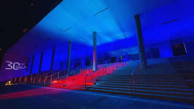 Gala Jubileuszowa Agencji Rozwoju Przemysłu - Hala Widowiskowo - Sportowa Mielec - nagłośnienie, oświetlenie, multimedia - klient: KDK Events 