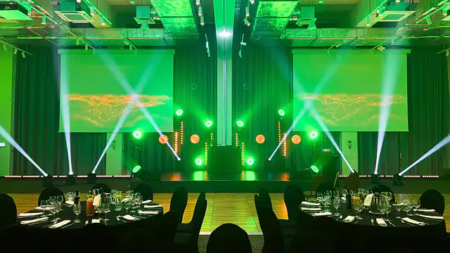 Konferencja dla Banku - Hotel Arche Nałęczów - nagłośnienie, oświetlenie, multimedia, scena - klient: KDK Events